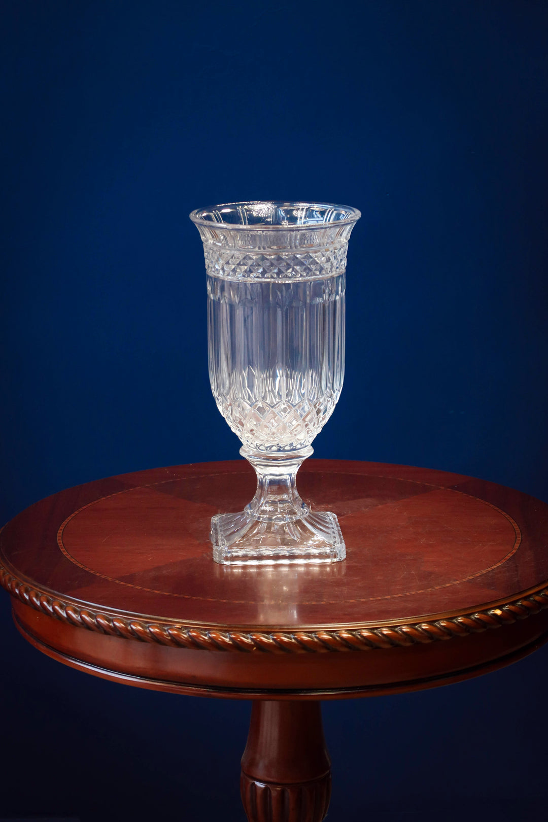 Crystal Glass Trophy Cup Vase