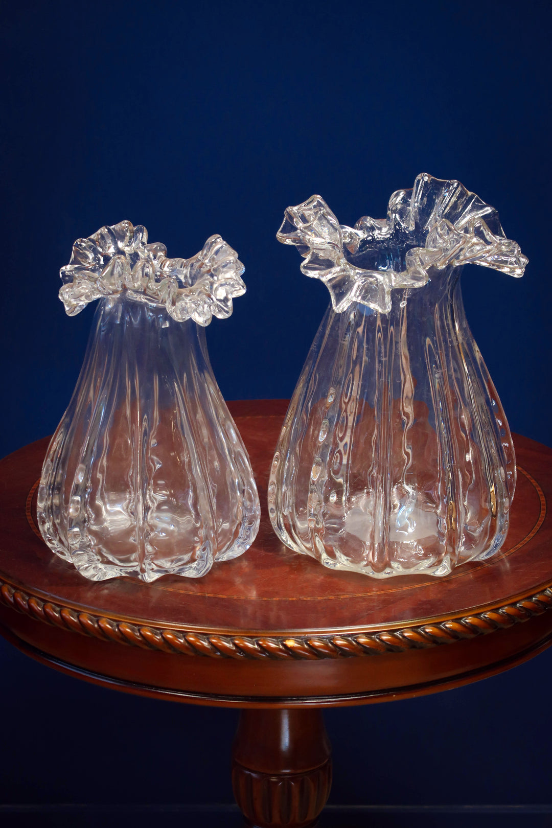 Crystal Glass Tulip Vase