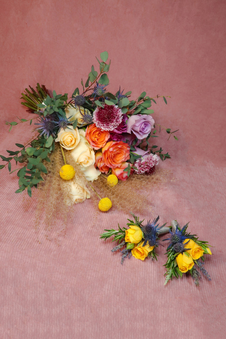 Bridal Bouquet - Hand-Tied - Vibrant