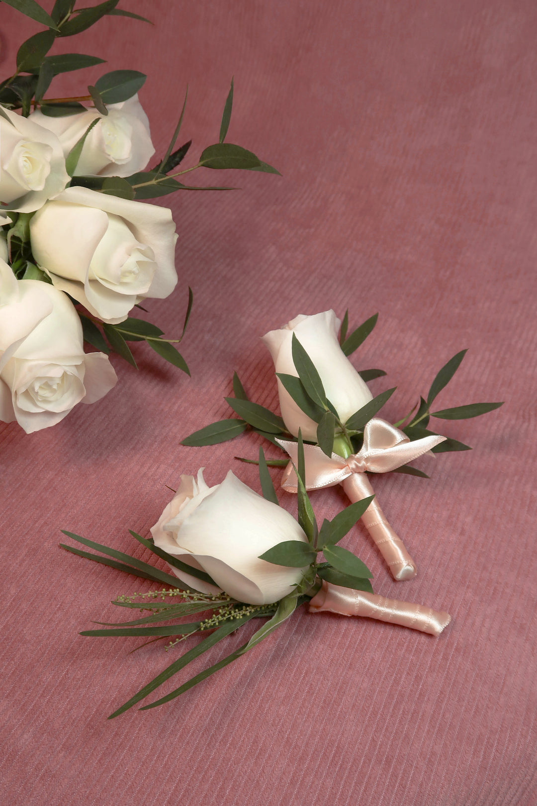 Bridal Bouquet - Pageant - White Roses