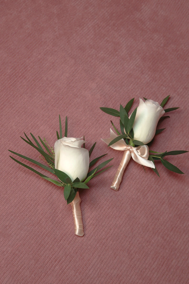 Bridal Bouquet - Pageant - White Roses