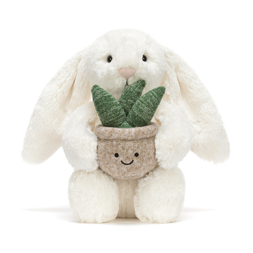 Jellycat® Cream Bunny with Plant