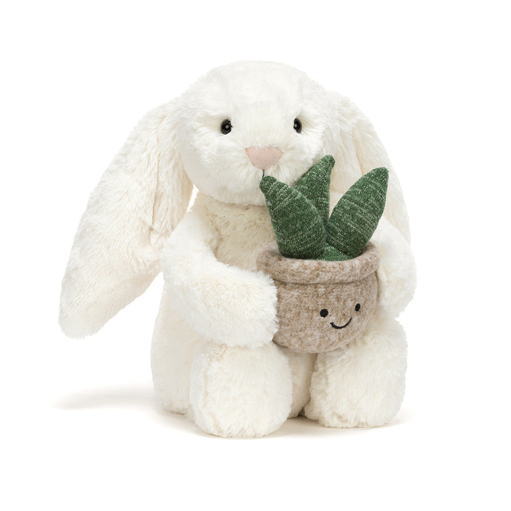 Jellycat® Cream Bunny with Plant