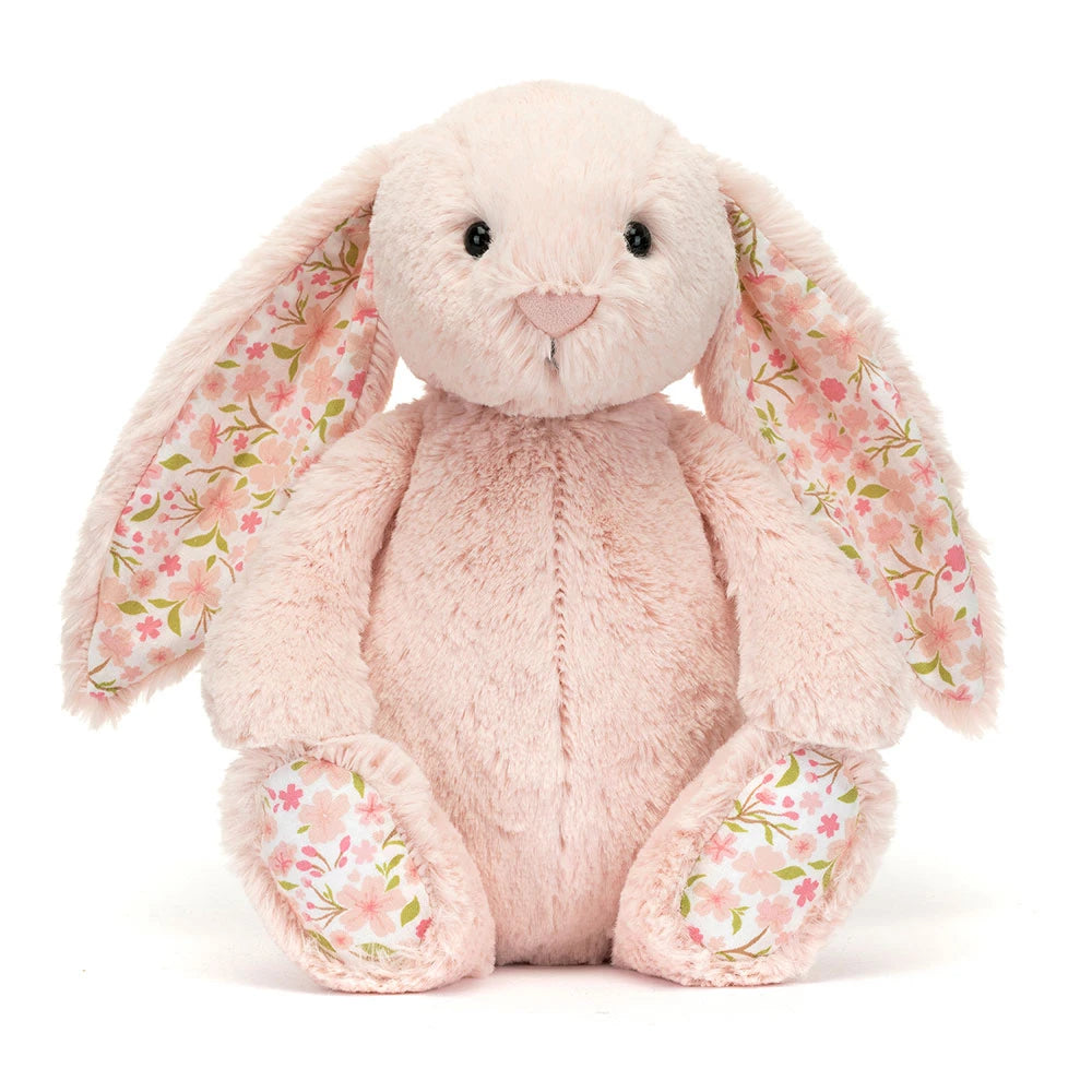 Jellycat®花耳朵賓尼兔公仔 - 奶油色
