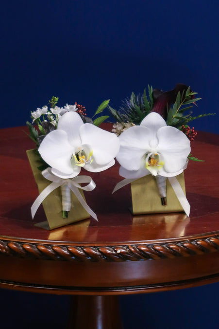 Bridal Bouquet - Waterfall - Shades of Red & White