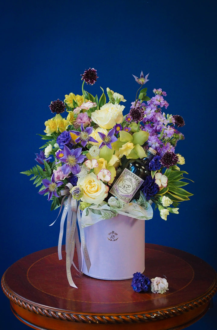 慶賀祝頌金酒花盒