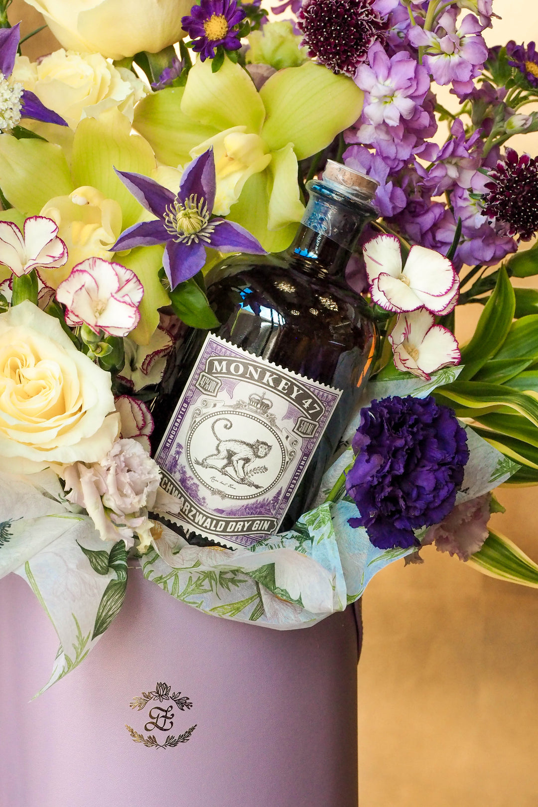 慶賀祝頌金酒花盒