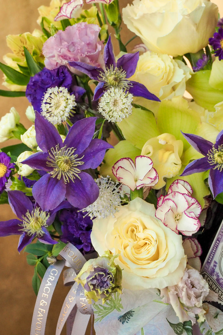 慶賀祝頌金酒花盒