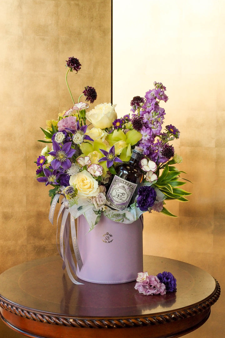 慶賀祝頌金酒花盒