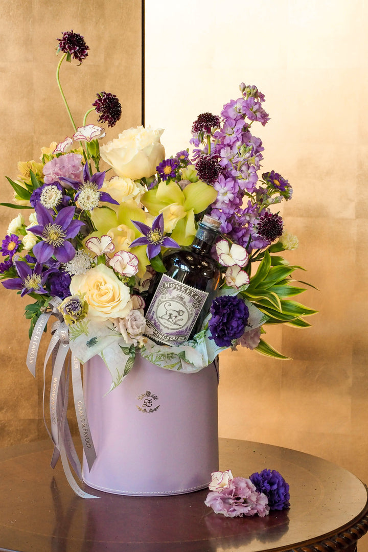 慶賀祝頌金酒花盒