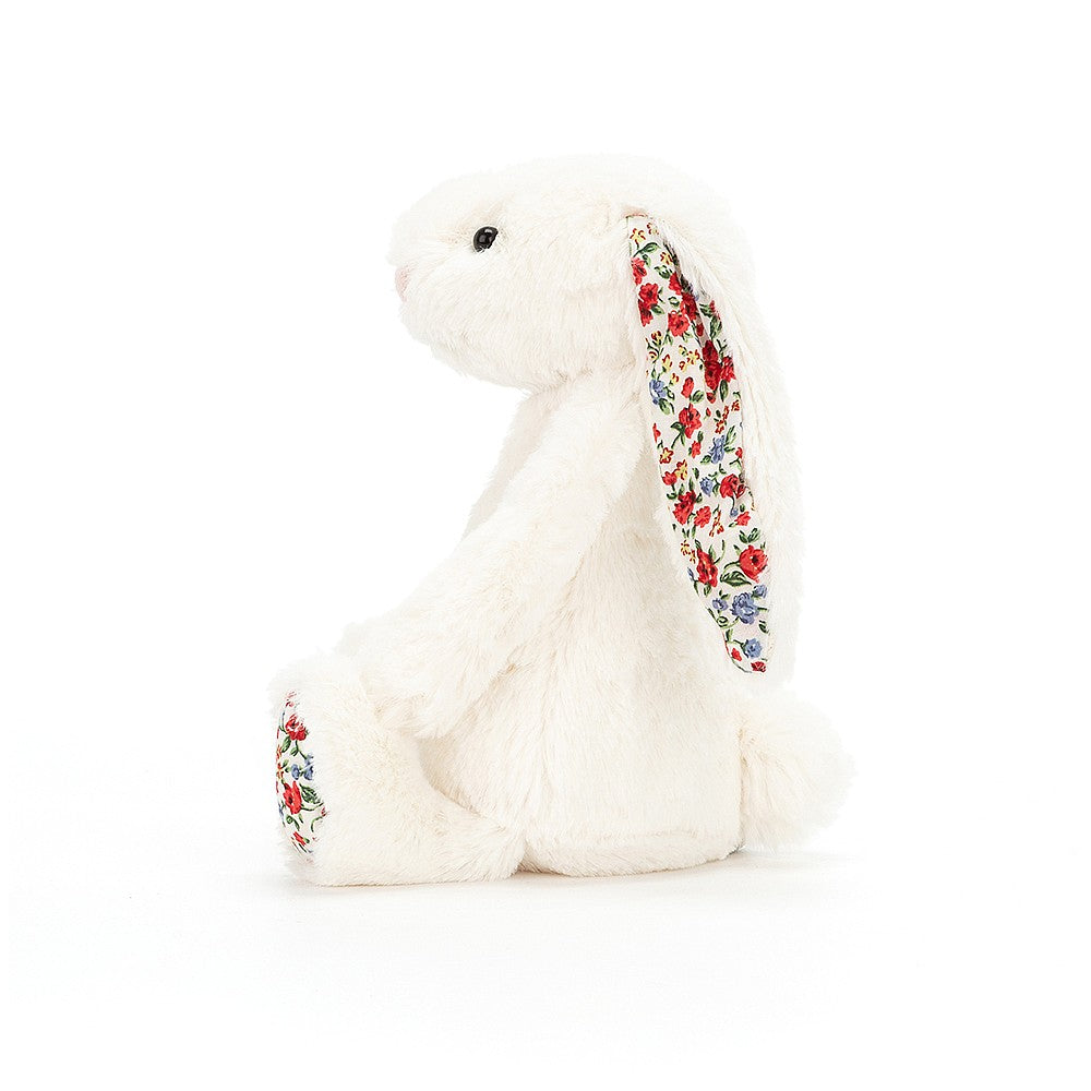 Jellycat®花耳朵賓尼兔公仔 - 奶油色