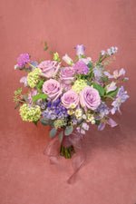 Load image into Gallery viewer, Bridal Bouquet - Hand-tied - Lilac
