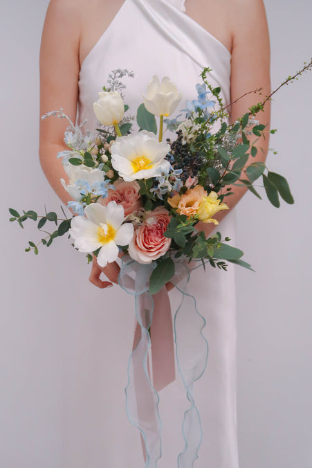 Bridal Bouquet - Hand-Tied - Vibrant