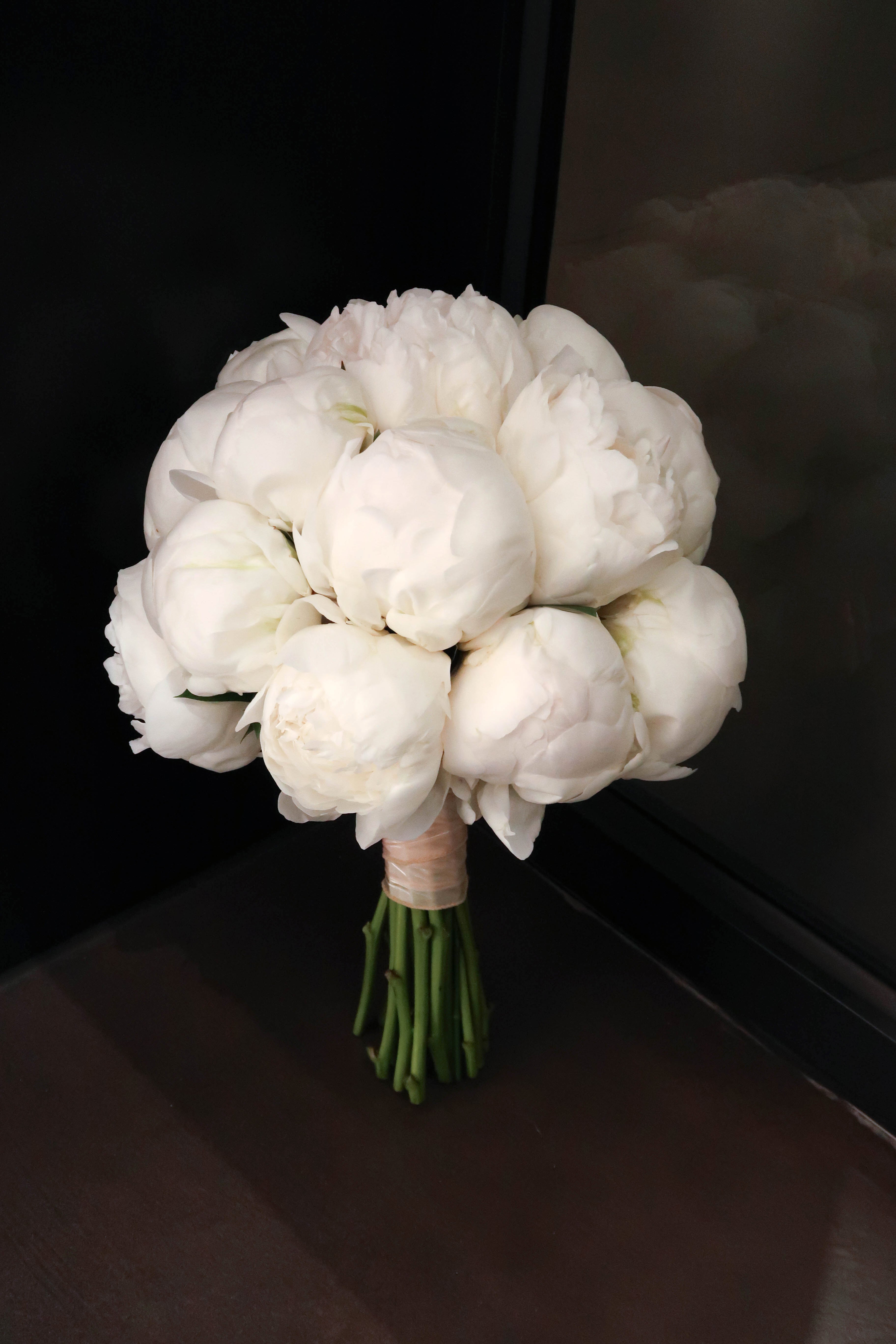 Bridal Bouquet - Classic Round - Peonies