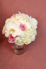 Load image into Gallery viewer, Bridal Bouquet - Classic Round - Peonies, Roses, Orchids

