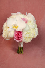 Load image into Gallery viewer, Bridal Bouquet - Classic Round - Peonies, Roses, Orchids
